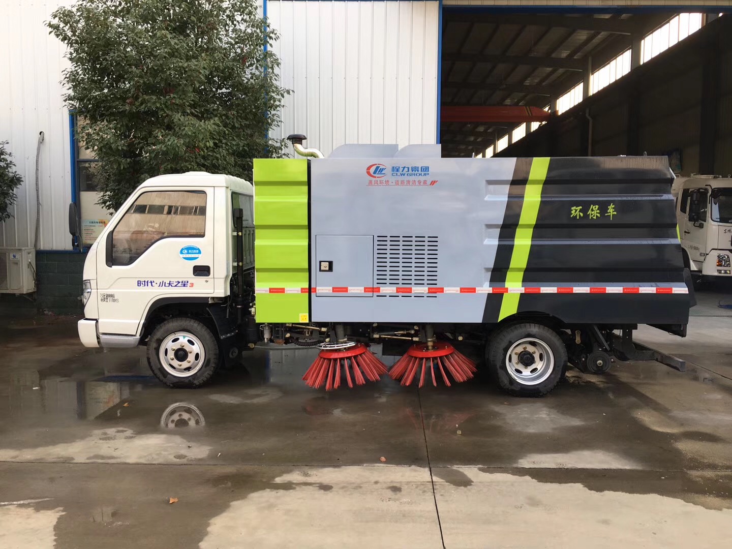 福田小卡時代掃路車3立方塵箱/1.54立方水箱