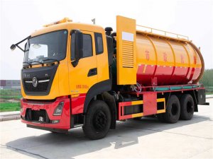 東風天龍22立方清洗吸污車