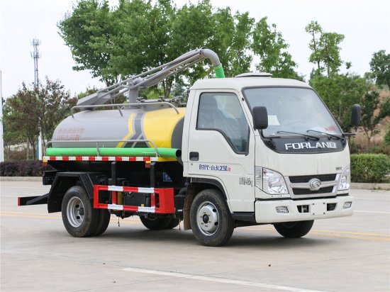 福田小卡之星3立方吸糞車