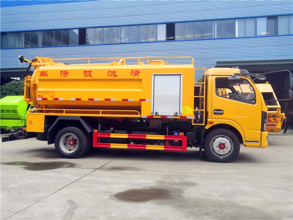 東風大多利卡10立方清洗吸污車