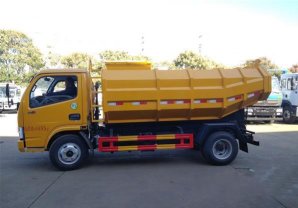 東風(fēng)D6/3立方藍(lán)牌污泥自卸車