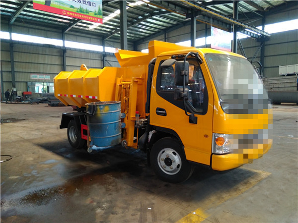 東風D6/3立方藍牌污泥自卸車