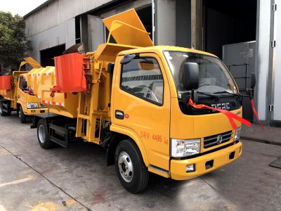 東風D6/3立方藍牌污泥自卸車