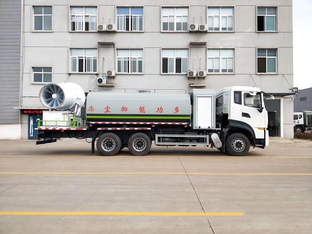 東風天龍后雙橋16立方抑塵車60-120米