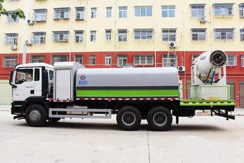 重汽汕德卡后雙橋16立方抑塵車60-120米