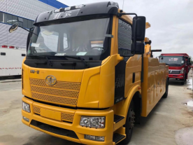 解放J6拖吊聯體黃牌清障車