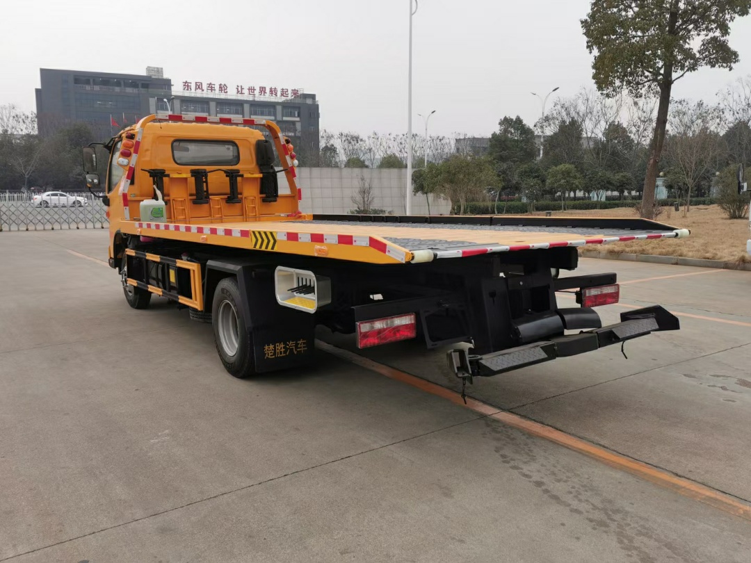 江淮V7黃牌一體板清障車