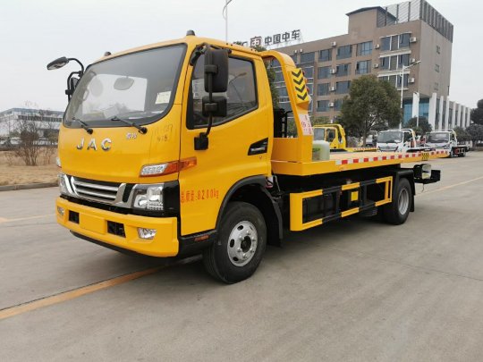 江淮V7黃牌一體板清障車(chē)