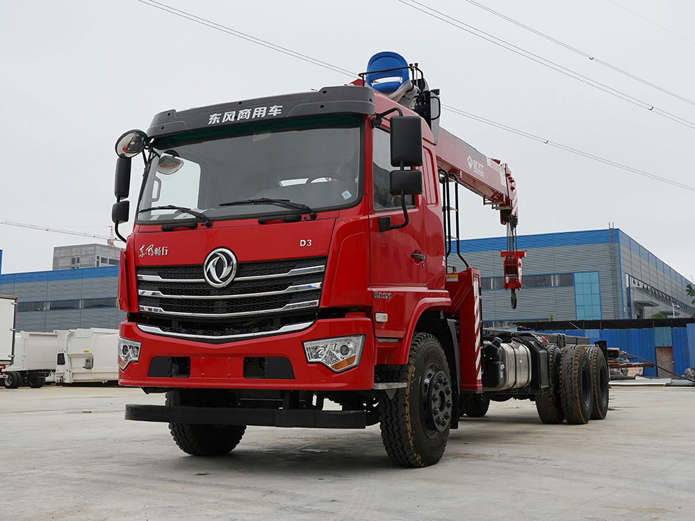 東風(fēng)暢行D3后雙橋新飛工12噸四節(jié)直臂吊機(jī)隨車吊