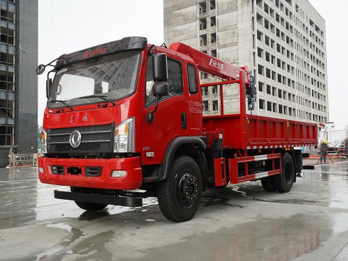 東風D912小黃牌長威6.3噸三節直臂吊機隨車吊