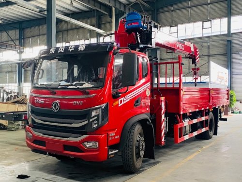 東風DV3新飛工8噸四節直臂吊機隨車吊