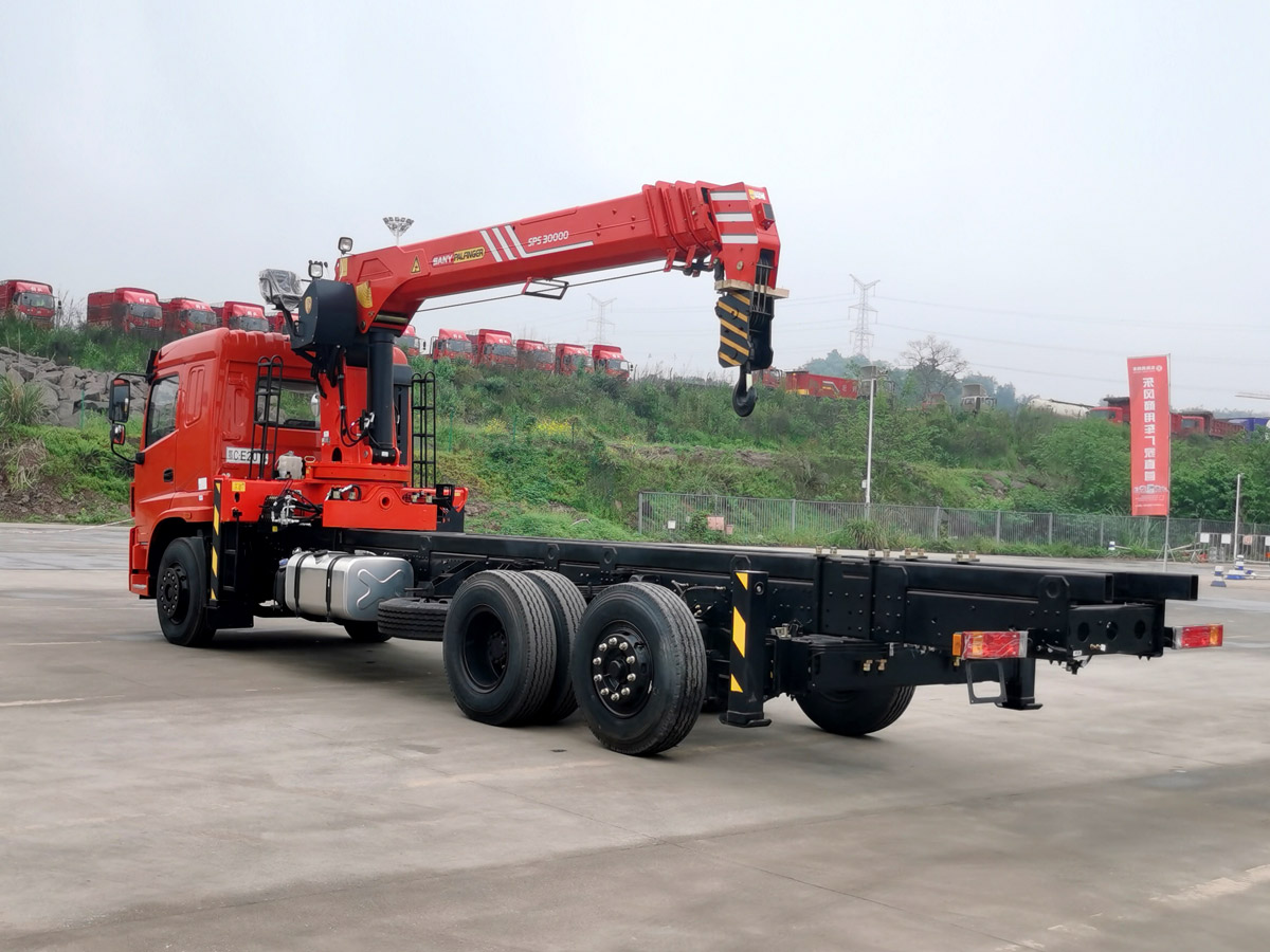 三環(huán)T280昊龍后雙橋三一12噸直臂式吊機隨車吊