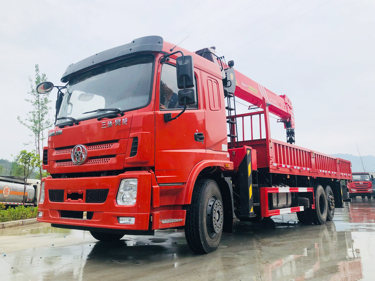 三環(huán)T280昊龍后雙橋三一12噸直臂式吊機隨車吊