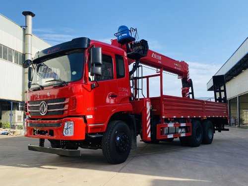 東風K5后八輪長威12噸五節直臂吊機隨車吊