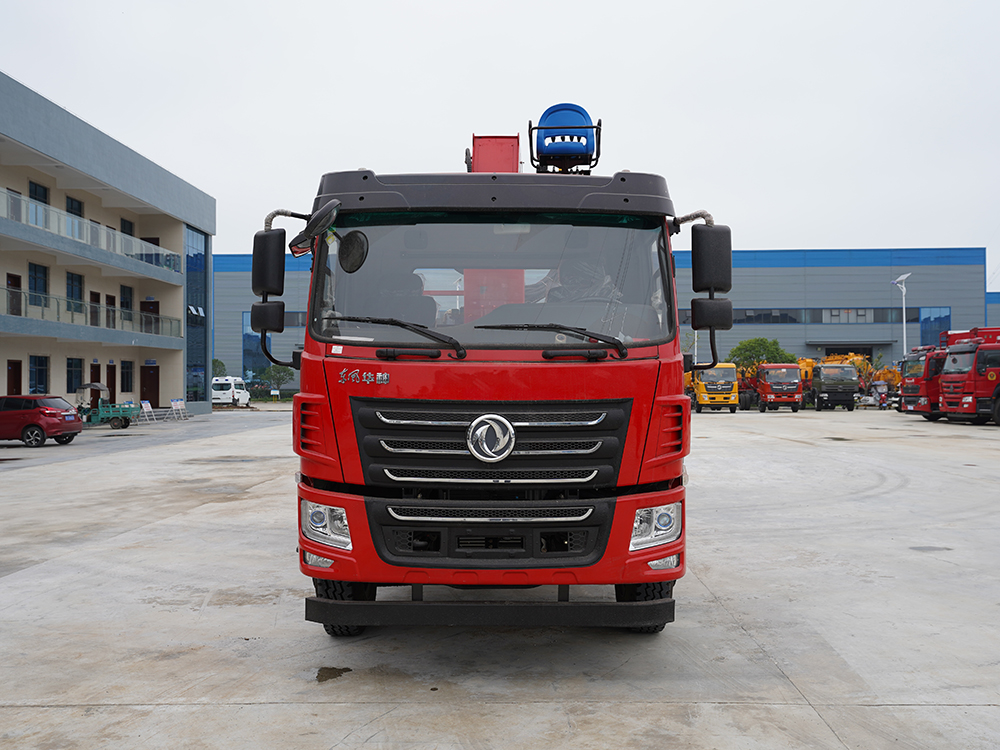 東風華神F5后雙橋長威12噸五節直臂吊機隨車吊