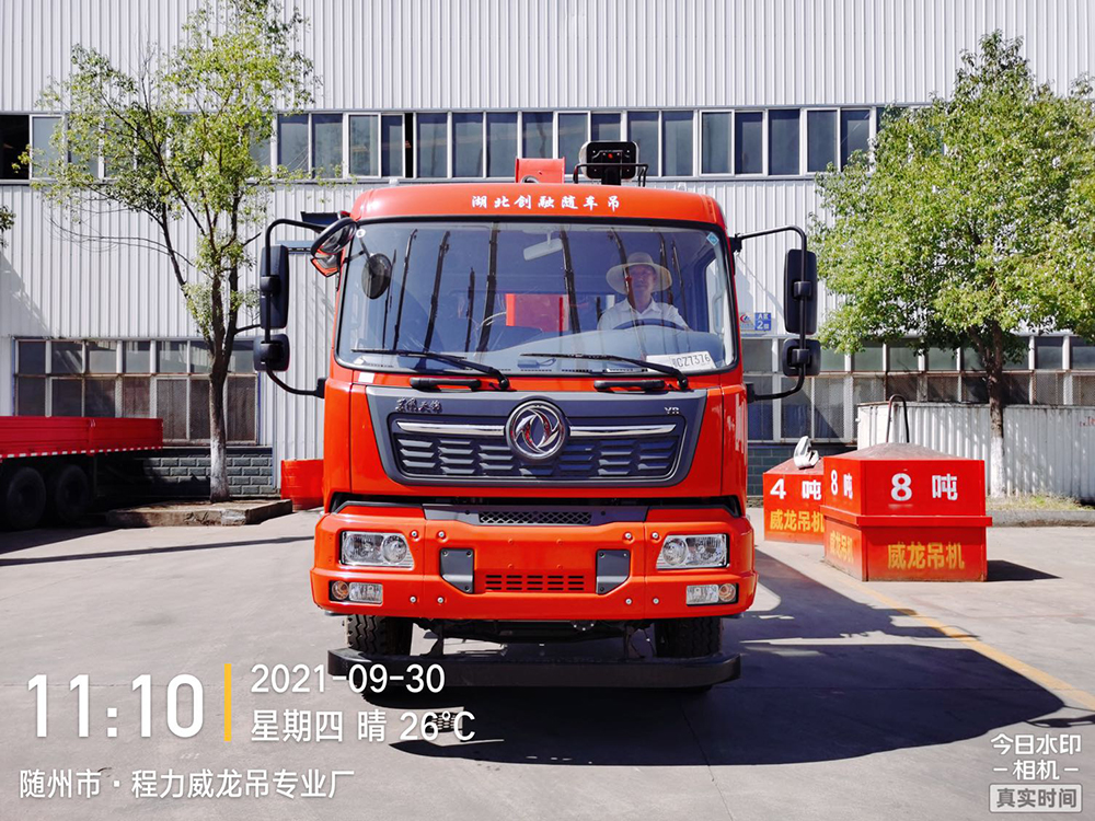 東風天錦后八輪威龍12噸 5節臂吊機隨車吊