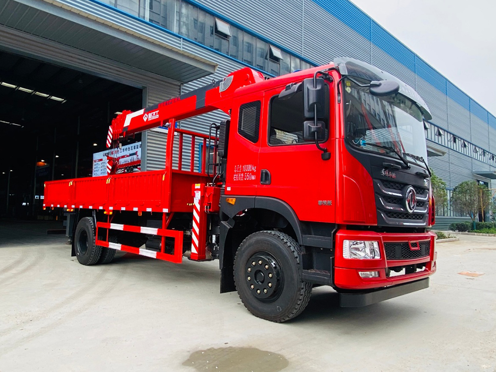 東風T5后雙橋新飛工12噸五節直臂吊機隨車吊