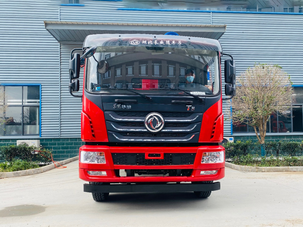 東風T5后雙橋新飛工12噸五節直臂吊機隨車吊