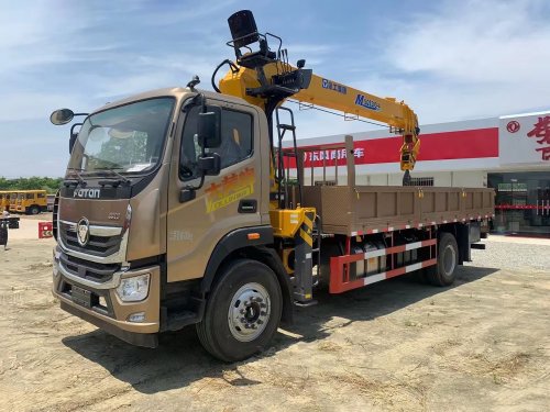 福田奧鈴單橋徐工8噸四節直臂吊機隨車吊