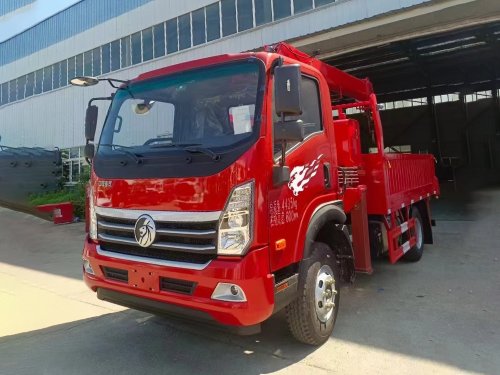 重汽藍牌長威5噸四節直臂吊機隨車吊