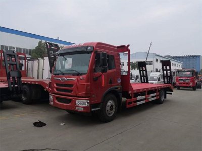 解放龍V單橋平板運輸車