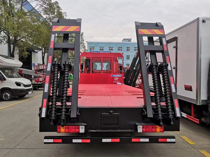 解放龍V單橋平板運輸車