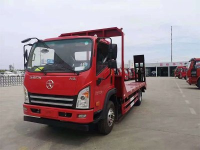 大運單橋平板運輸車