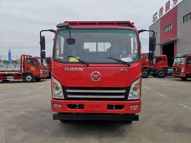 大運單橋平板運輸車