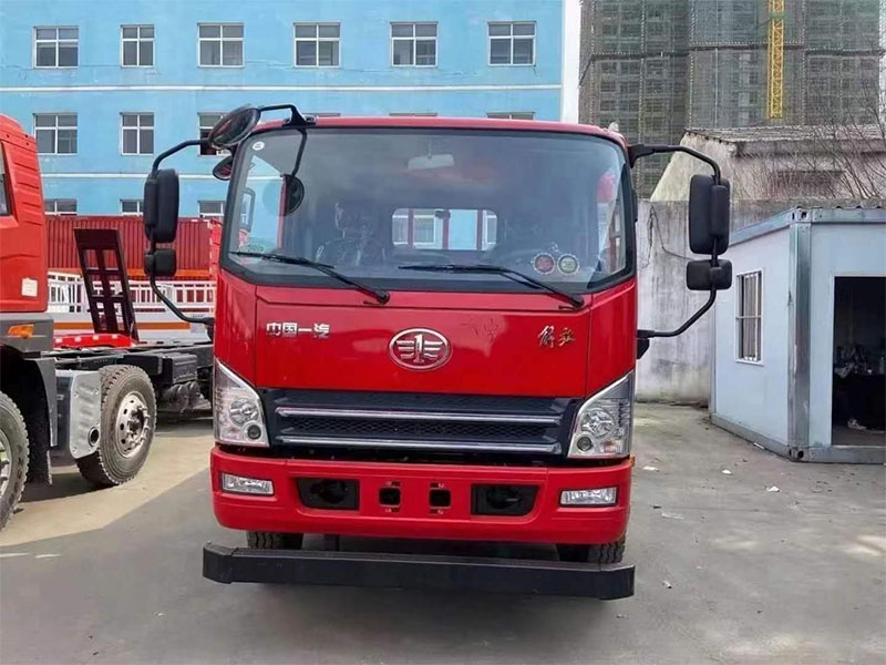 解放大王駕到單橋平板運輸車