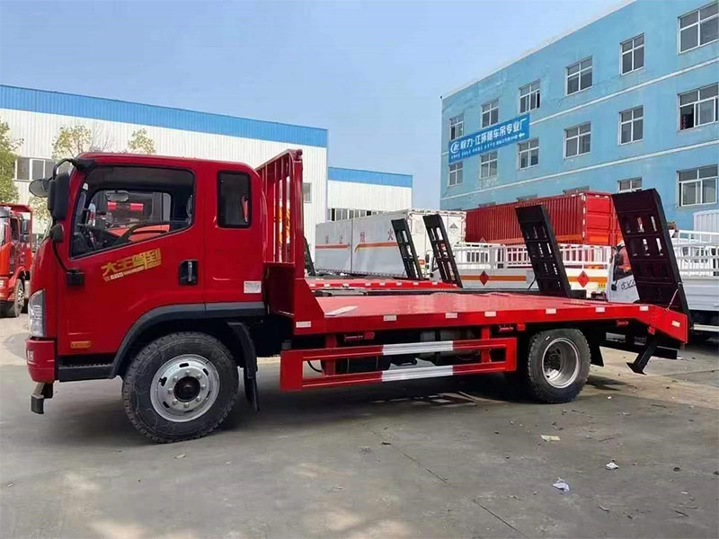 解放大王駕到單橋平板運輸車