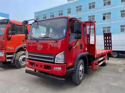 解放大王駕到單橋平板運輸車