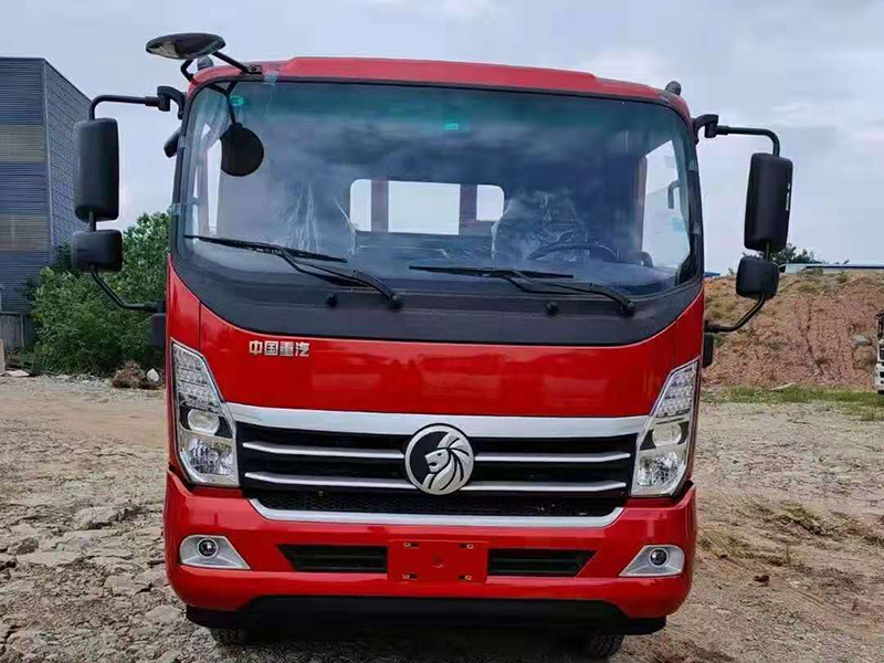 重汽王牌藍(lán)牌平板運輸車