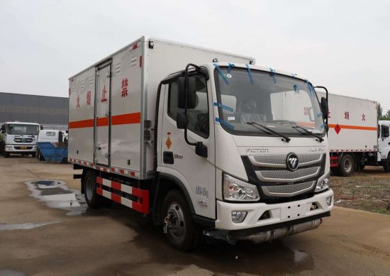 福田歐馬可藍牌氣體廂式運輸車