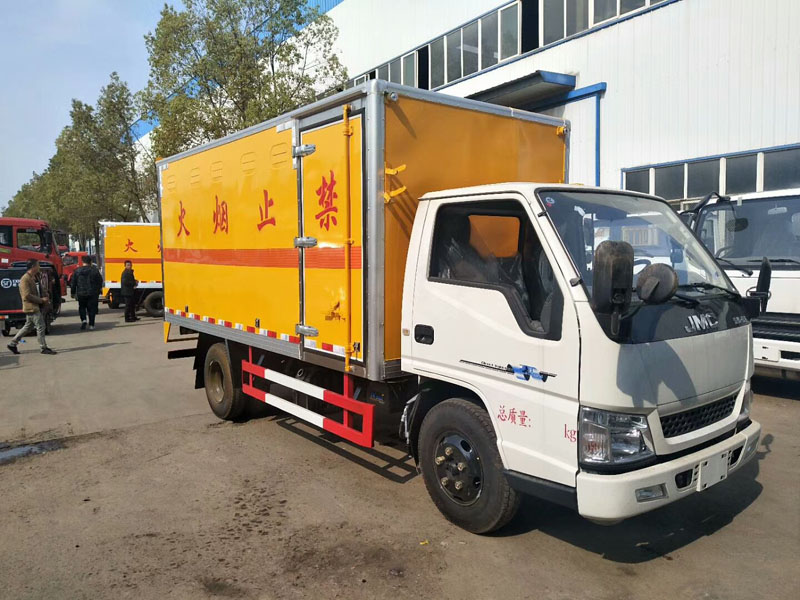 江鈴4.1米藍牌毒性感染性廂式車