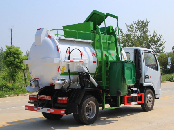 東風小多利卡圓罐4.5方餐廚垃圾車