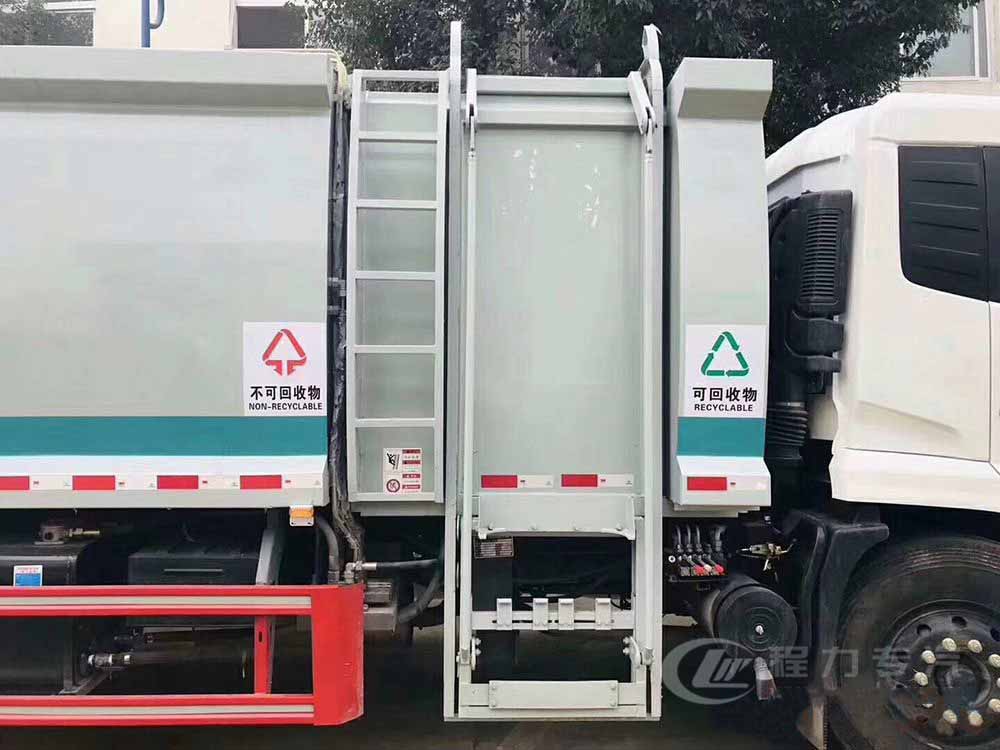 東風天錦5方和10方分撿垃圾車