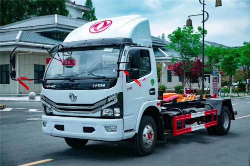 東風多利卡D7勾臂垃圾車