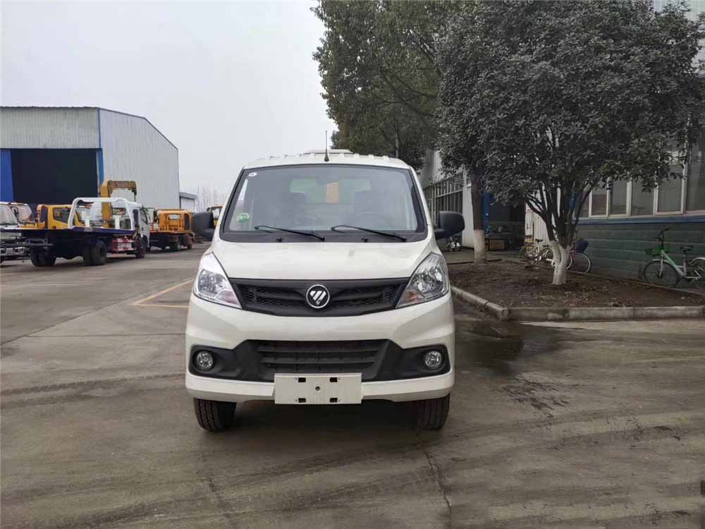 福田祥菱藍牌3方勾臂垃圾車