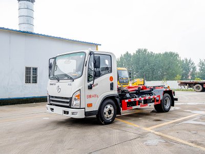 大運(yùn)藍(lán)牌5方勾臂垃圾車