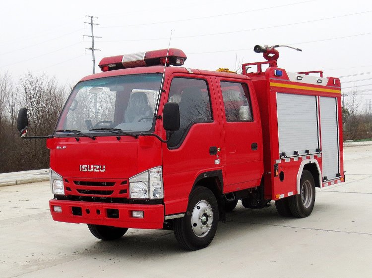 慶鈴100P藍牌水罐消防車