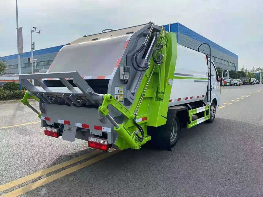 東風途逸地庫版藍牌壓縮垃圾車
