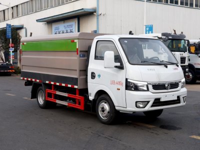 東風途逸密閉式桶裝垃圾車