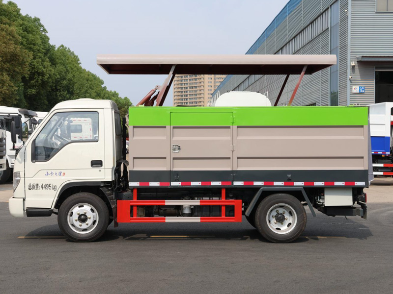 福田小卡之星3密閉式桶裝垃圾車