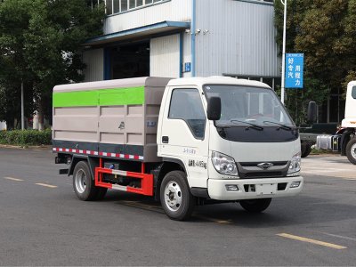 福田小卡之星3密閉式桶裝垃圾車