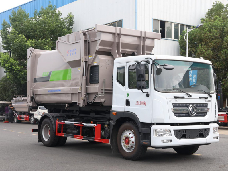 東風多利卡D9單橋勾臂垃圾車