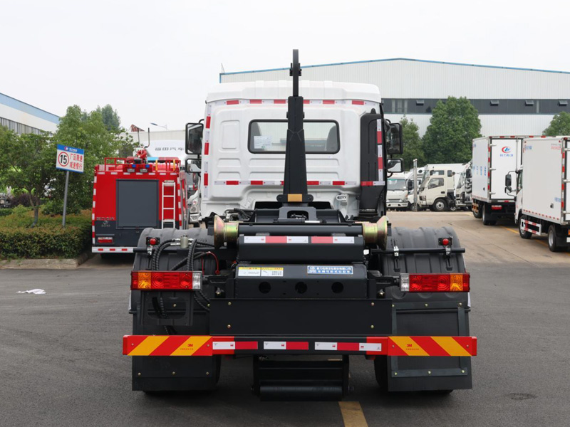 陜汽德龍L3000單橋勾臂垃圾車