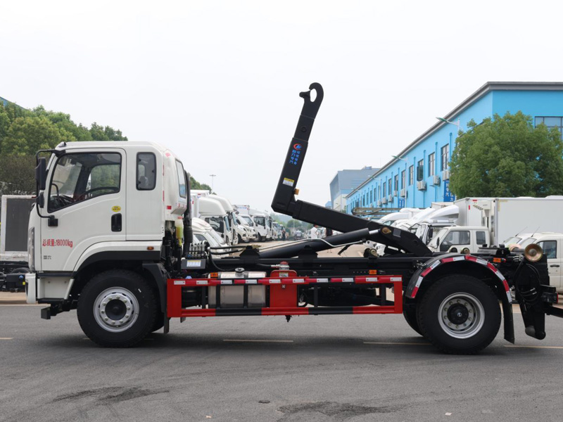 陜汽軒德X9單橋勾臂垃圾車