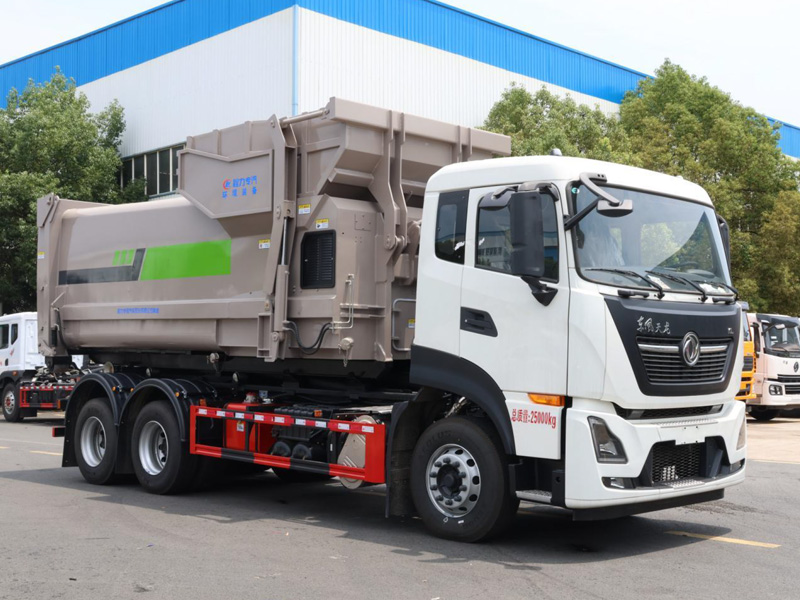 東風(fēng)天龍后雙橋勾臂垃圾車(chē)