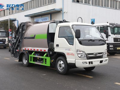 福田小卡3弧形箱體壓縮